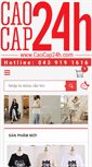 Mobile Screenshot of caocap24h.com