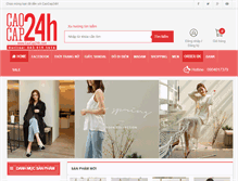Tablet Screenshot of caocap24h.com